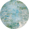 Safavieh Madison MAD440J Light Blue / Green Area Rug Round