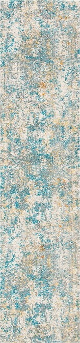 Safavieh Madison MAD453K Teal / Gold Area Rug Runner