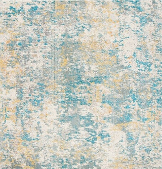 Safavieh Madison MAD453K Teal / Gold Area Rug Square