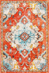 Safavieh Madison MAD484P Orange / Light Blue Area Rug main image