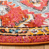 Safavieh Madison MAD484P Orange / Light Blue Area Rug Detail