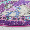 Safavieh Madison MAD484V Lavender / Light Blue Area Rug Detail