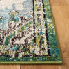 Safavieh Madison MAD484Y Green / Light Blue Area Rug Detail