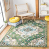 Safavieh Madison MAD484Y Green / Light Blue Area Rug Room Scene