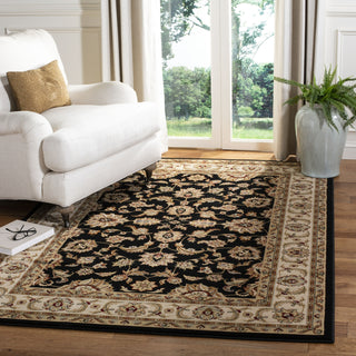 Safavieh Majesty MAJ4672 Black / Cream Area Rug Room Scene Feature