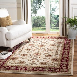 Safavieh Majesty MAJ4781 Cream / Red Area Rug Room Scene Feature