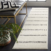 Safavieh Melody MEL114 Ivory / Black Area Rug Room Scene Feature