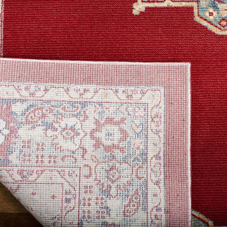 Safavieh Merlot MER312Q Red/Aqua Area Rug Backing