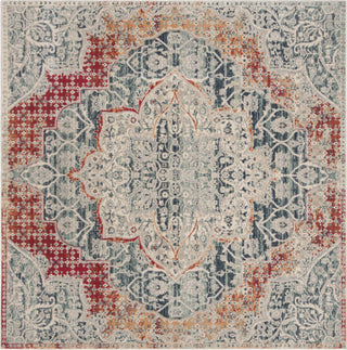 Safavieh Merlot MER313F Grey/Navy Area Rug Square