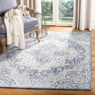 Safavieh Merlot MER313N Navy/Aqua Area Rug Room Scene Feature