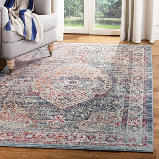 Safavieh Merlot MER314N Navy/Aqua Area Rug Room Scene Feature