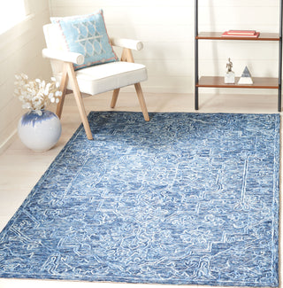 Safavieh Metro MET115M Blue Area Rug Room Scene