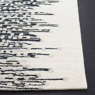 Safavieh Metro MET175Z Black / Ivory Area Rug Detail