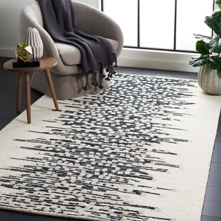 Safavieh Metro MET175Z Black / Ivory Area Rug Room Scene
