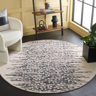 Safavieh Metro MET175Z Black / Ivory Area Rug Room Scene