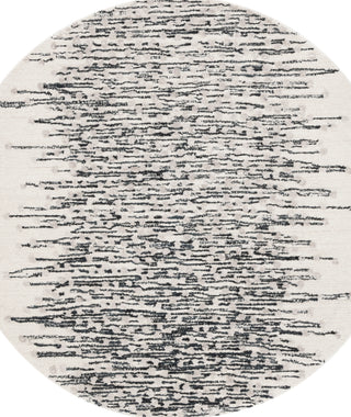Safavieh Metro MET175Z Black / Ivory Area Rug Round