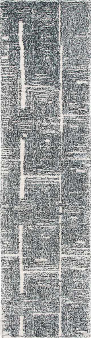 Safavieh Metro MET177Z Black / Ivory Area Rug Runner