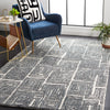 Safavieh Metro MET177Z Black / Ivory Area Rug Room Scene