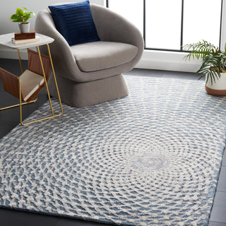 Safavieh Metro MET180F Grey / Beige Area Rug Room Scene