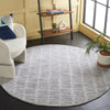Safavieh Metro MET182G Silver / Grey Area Rug Room Scene Feature