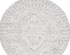 Safavieh Metro MET184F Grey / Ivory Area Rug Round