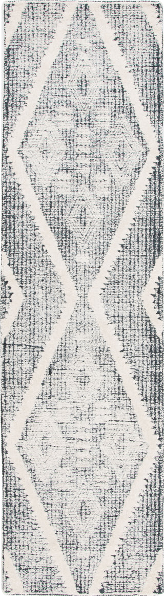 Safavieh Metro MET185Z Black / Ivory Area Rug Runner