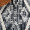 Safavieh Metro MET185Z Black / Ivory Area Rug Detail