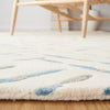 Safavieh Metro MET252A Ivory / Blue Area Rug Detail