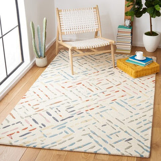 Safavieh Metro MET252A Ivory / Blue Area Rug Room Scene