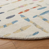 Safavieh Metro MET252A Ivory / Blue Area Rug Detail