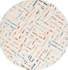 Safavieh Metro MET252A Ivory / Blue Area Rug Round