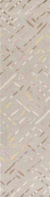 Safavieh Metro MET252E Taupe / Pink Area Rug Runner