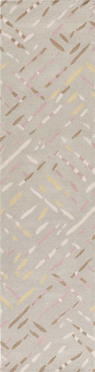 Safavieh Metro MET252E Taupe / Pink Area Rug Runner