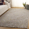 Safavieh Metro MET252E Taupe / Pink Area Rug Room Scene Feature