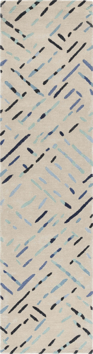 Safavieh Metro MET252M Grey / Blue Area Rug Runner