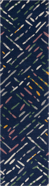 Safavieh Metro MET252N Navy / Pink Area Rug Runner