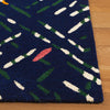 Safavieh Metro MET252N Navy / Pink Area Rug Detail