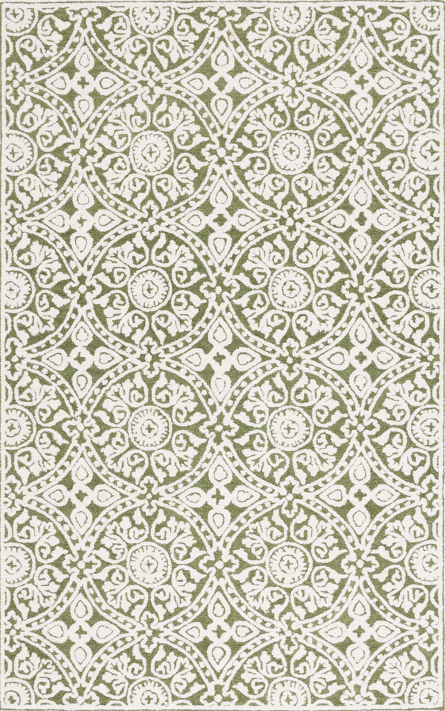 Safavieh Metro MET256Y Green / Ivory Area Rug main image