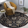 Safavieh Metro MET325Z Black / Beige Area Rug Room Scene