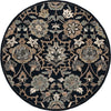 Safavieh Metro MET325Z Black / Beige Area Rug Round