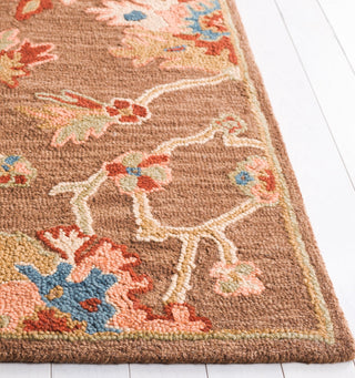 Safavieh Metro MET327T Dark Brown / Beige Area Rug Detail