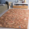 Safavieh Metro MET327T Dark Brown / Beige Area Rug Room Scene Feature