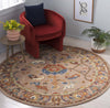 Safavieh Metro MET328B Beige / Ivory Area Rug Room Scene Feature