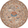 Safavieh Metro MET328B Beige / Ivory Area Rug Round