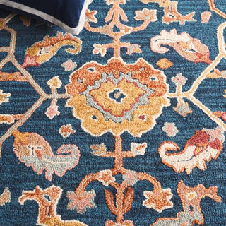 Safavieh Metro MET328N Navy / Red Area Rug Detail