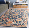 Safavieh Metro MET328N Navy / Red Area Rug Room Scene