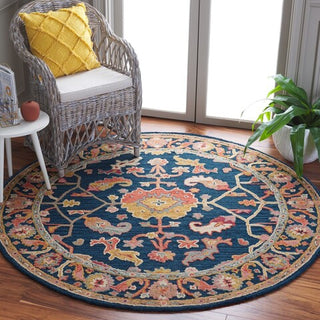 Safavieh Metro MET328N Navy / Red Area Rug Room Scene