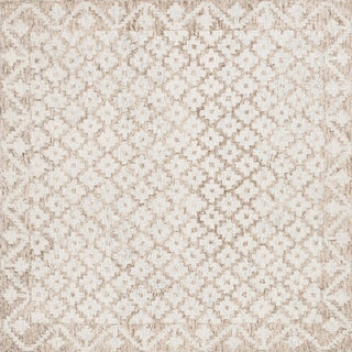 Safavieh Metro MET357W Beige / Sage Area Rug Square