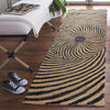Safavieh Metro MET358Z Black / Gold Area Rug Room Scene