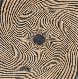 Safavieh Metro MET358Z Black / Gold Area Rug Square